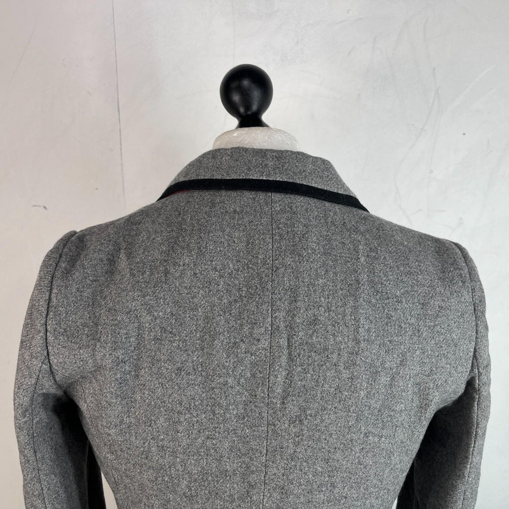 Boden Women's Grey Blazer Jacket Wool Blend Lined UK size 12 - VGC