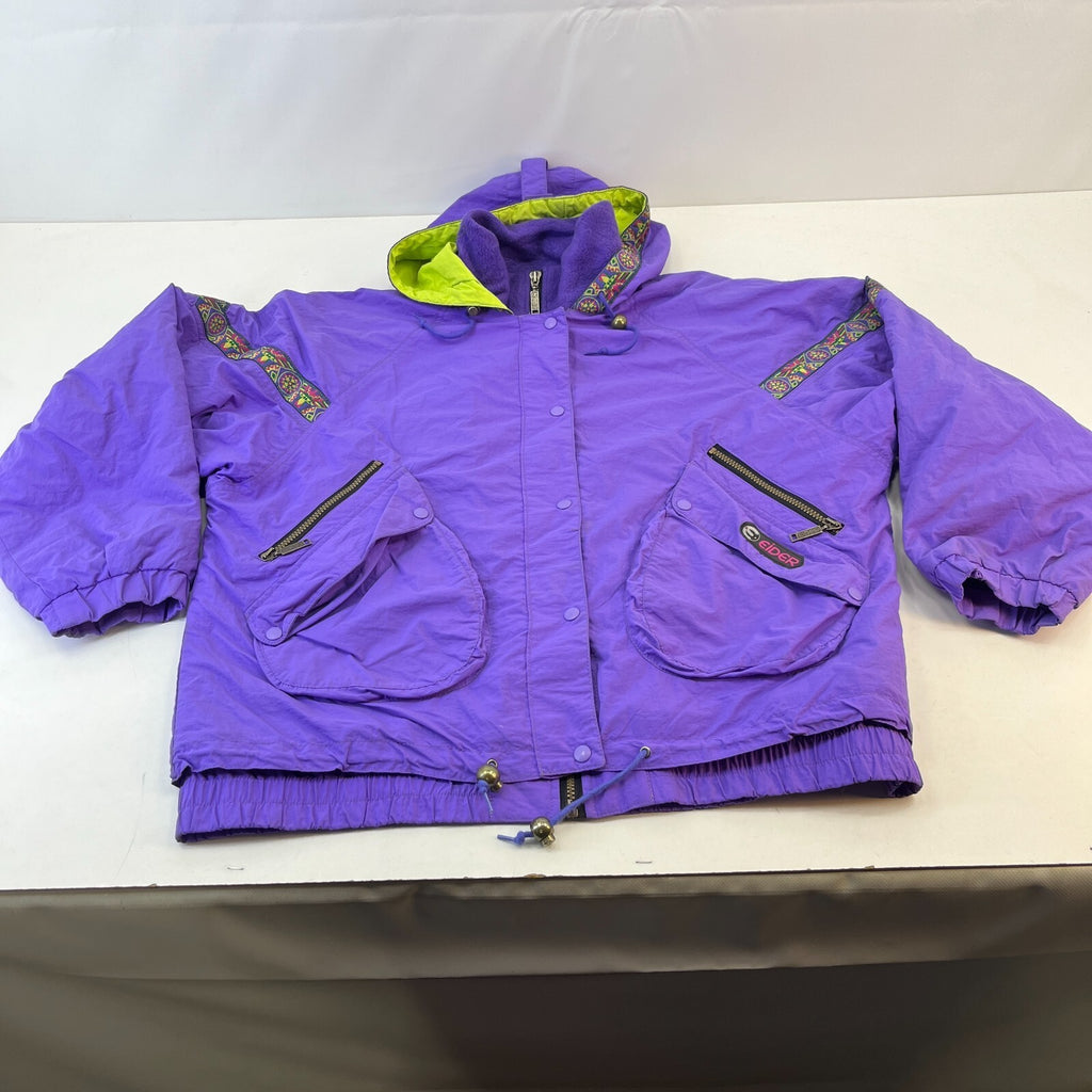 Eider Insulated Ski Jacket Hooded Waterproof Coat Purple size 42