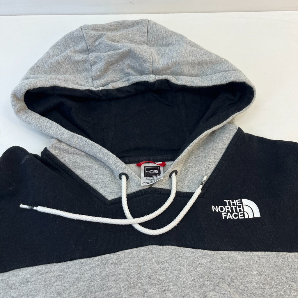 The North Face Women’s Cropped Hoodie in Grey & Black size Small