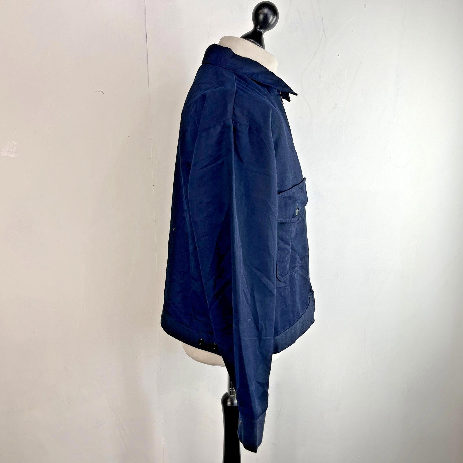 Vintage Challenger Horace Small Rocketeer Jacket 48R (2XL) Navy Blue Rockabilly