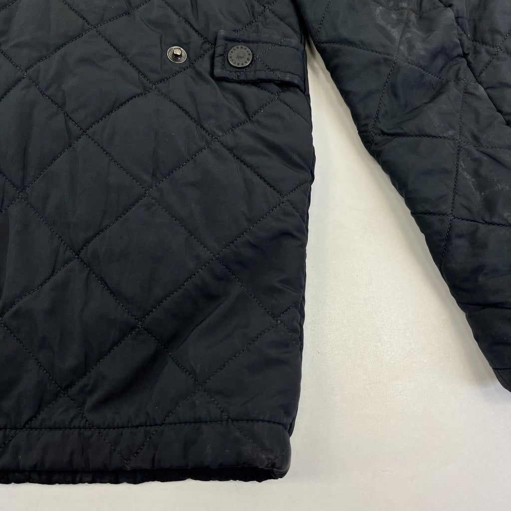 Barbour Liddesdale Quilted Jacket in Black size Small Men's