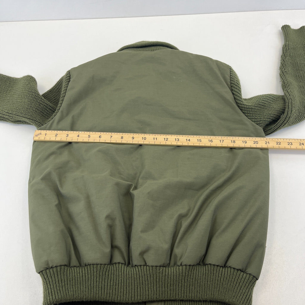 British Military Green Thermal Quilted Cold Weather Jacket size 38 (medium)
