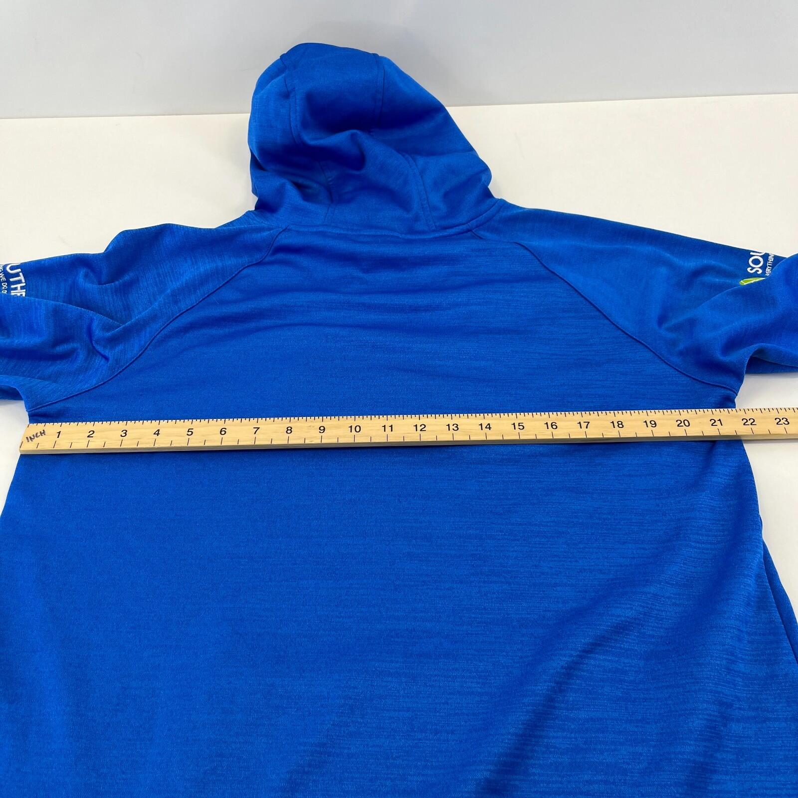 Leeds Rhinos Rugby League Oxen Hoodie Blue size Medium Blue Yellow