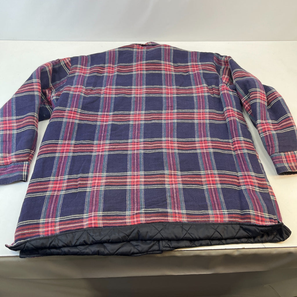 Coleman Men's Insulated Quilt Lined Shacket Jacket Lumberjack Shirt size XL