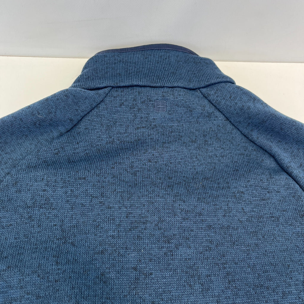 Mountain Warehouse Mens 1/4 Zip Fleece in Navy Blue with Zip Pockets size M