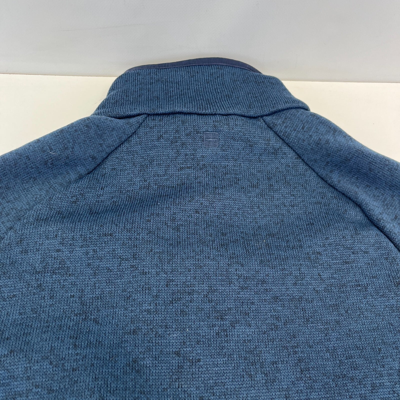 Mountain Warehouse Mens 1/4 Zip Fleece in Navy Blue with Zip Pockets size M