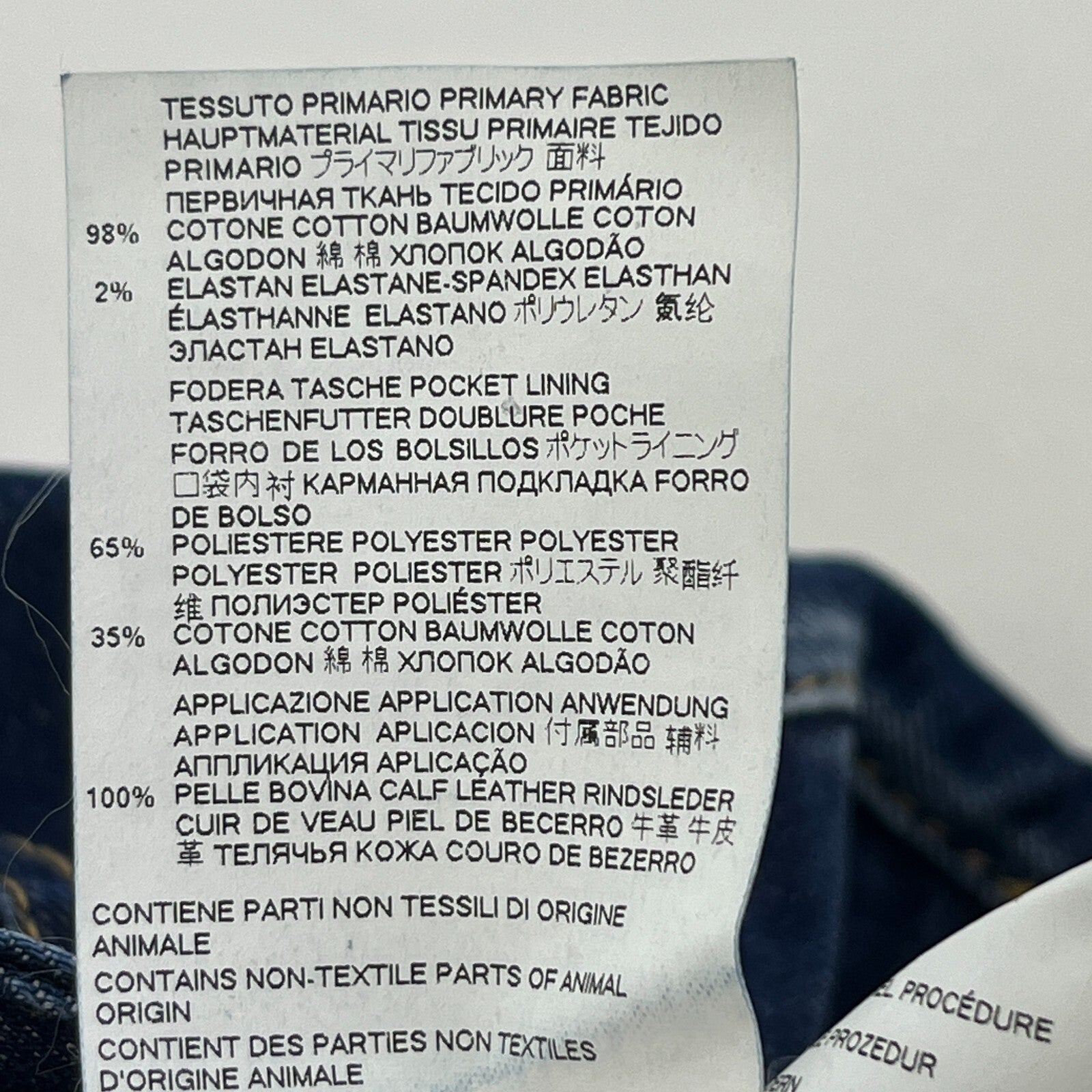 DSquared2 S74LB1010 Original Straight Fit Jeans size 46 W32" L29" Blue Distress