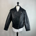 Be You Women’s Black Faux Leather Biker Jacket UK size 20 - New