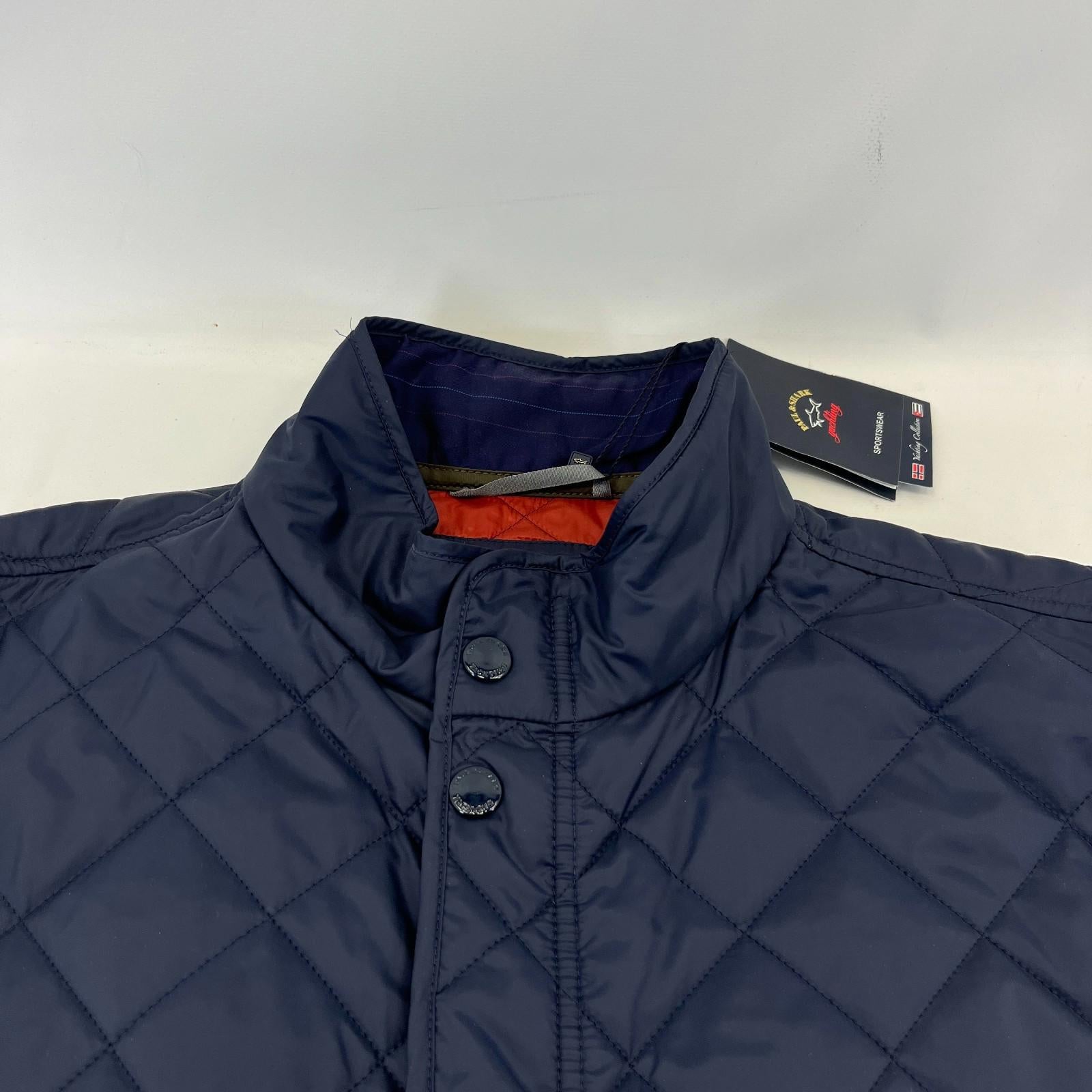 Paul and Shark Lightweight Quilted Gilet Bodywarmer size XL in Navy Blue