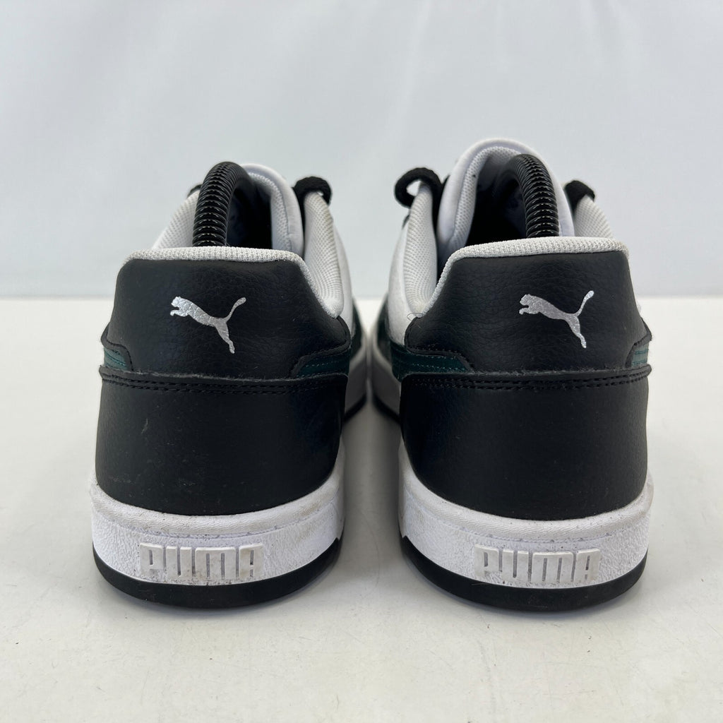 Puma Caven Trainers White Black Green 392290-58 Basketball size UK 7 - EU 40.5