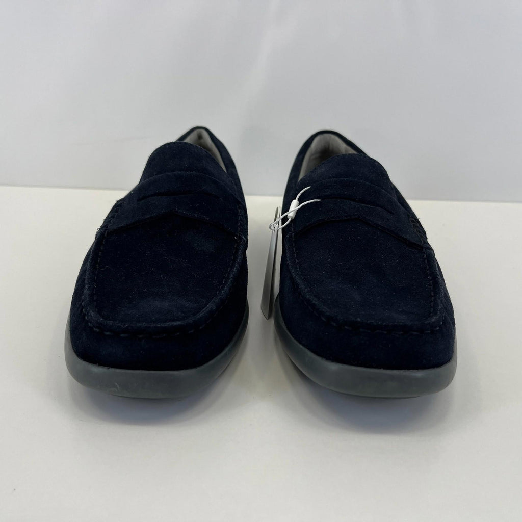 Geox Men's U Devan A Suede Moccasin Loafers Navy Blue size UK 9  EU 43