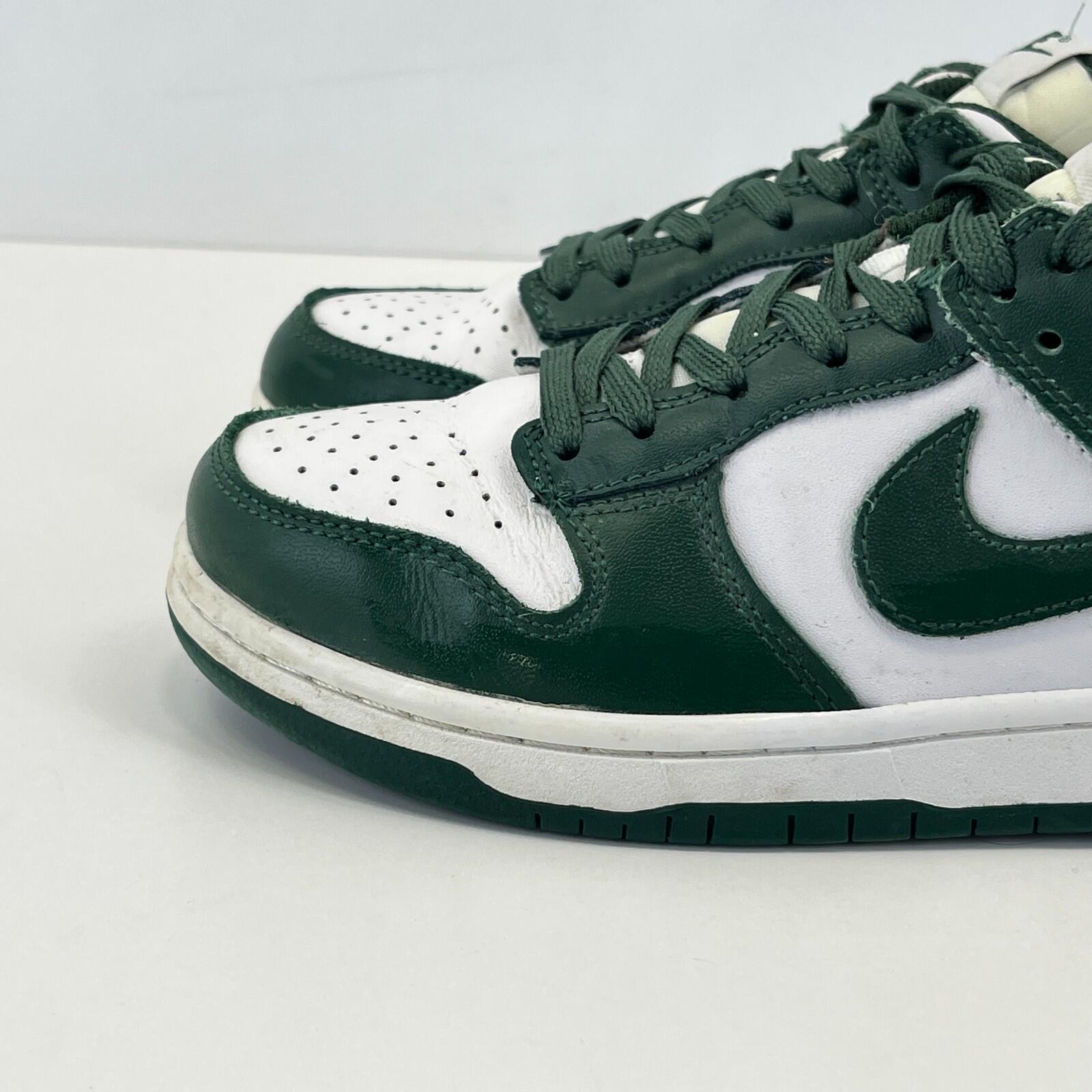 Nike Dunk SB Low Trainers Shoes in Vintage Green Youth size UK 5.5 / EU 39