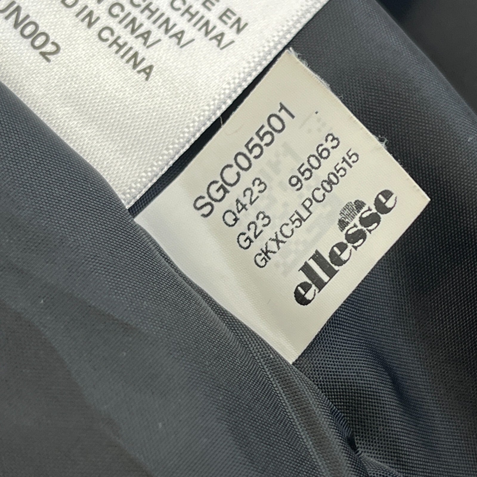 Ellesse Womens Hooded Quilted Padded Puffer Jacket in Black UK 16 - Near Mint
