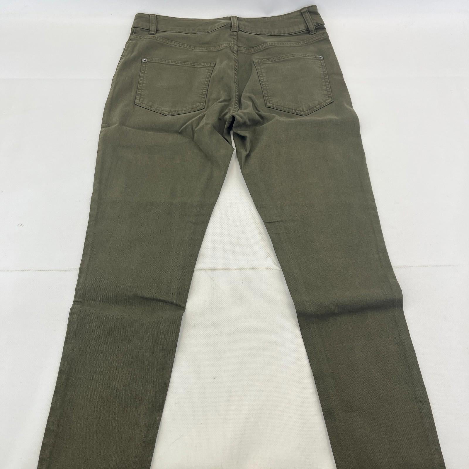 Marks & Spencer Khaki Green Super Skinny Jeans UK size 12S - NWOT