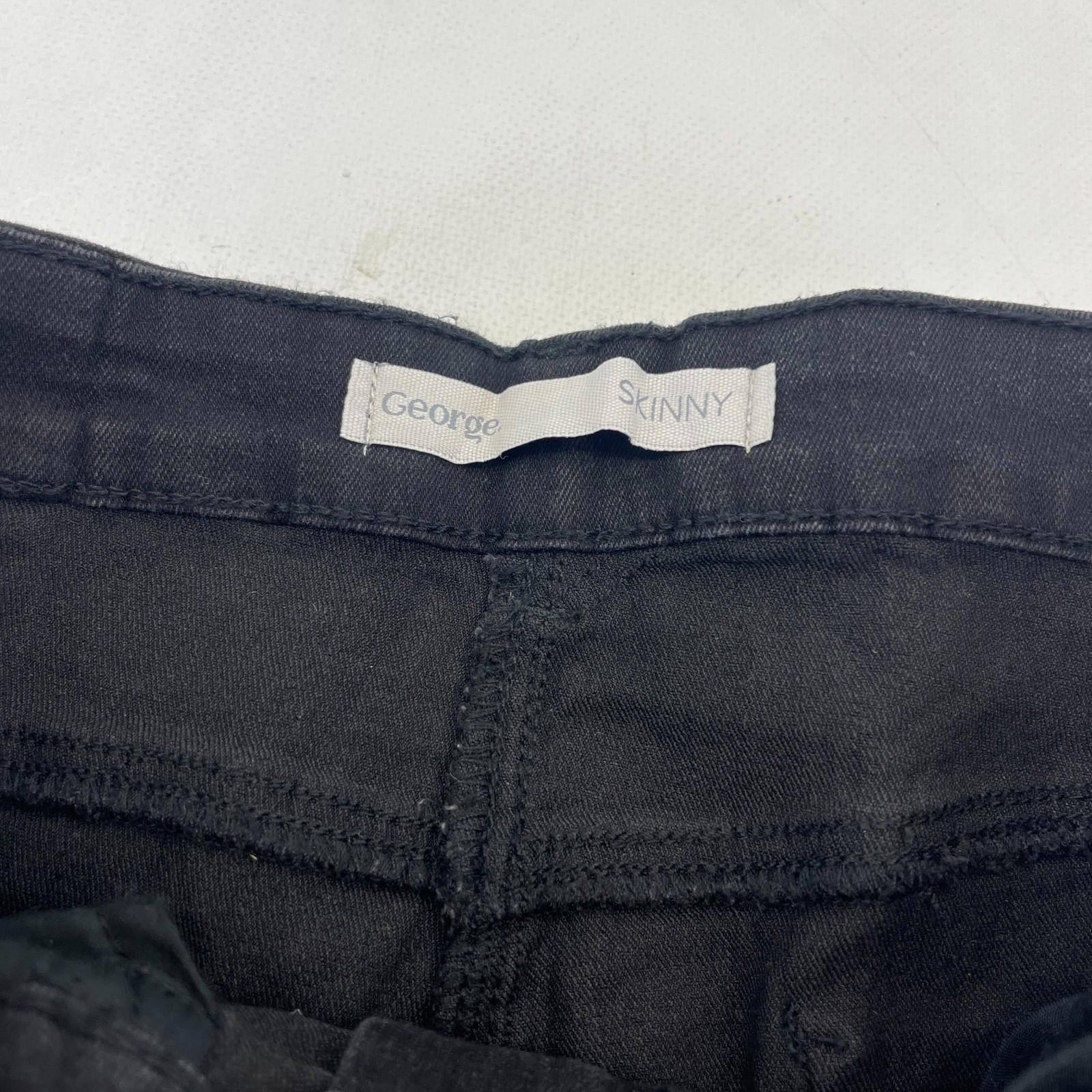 Ladies Skinny Fit Jeans UK size 12 in Black by George at Asda - NWOT