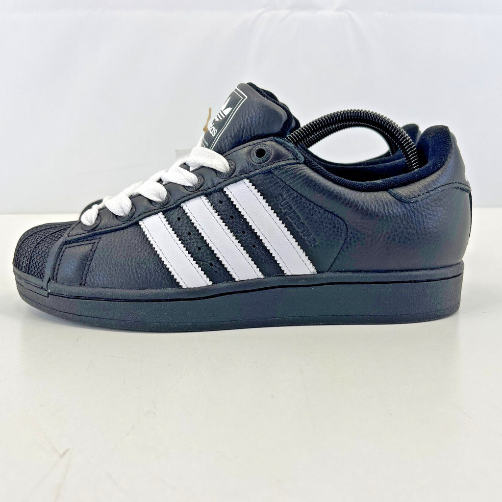 Adidas Originals Superstar II Core Black Trainers New Without Box UK 8 EU 42