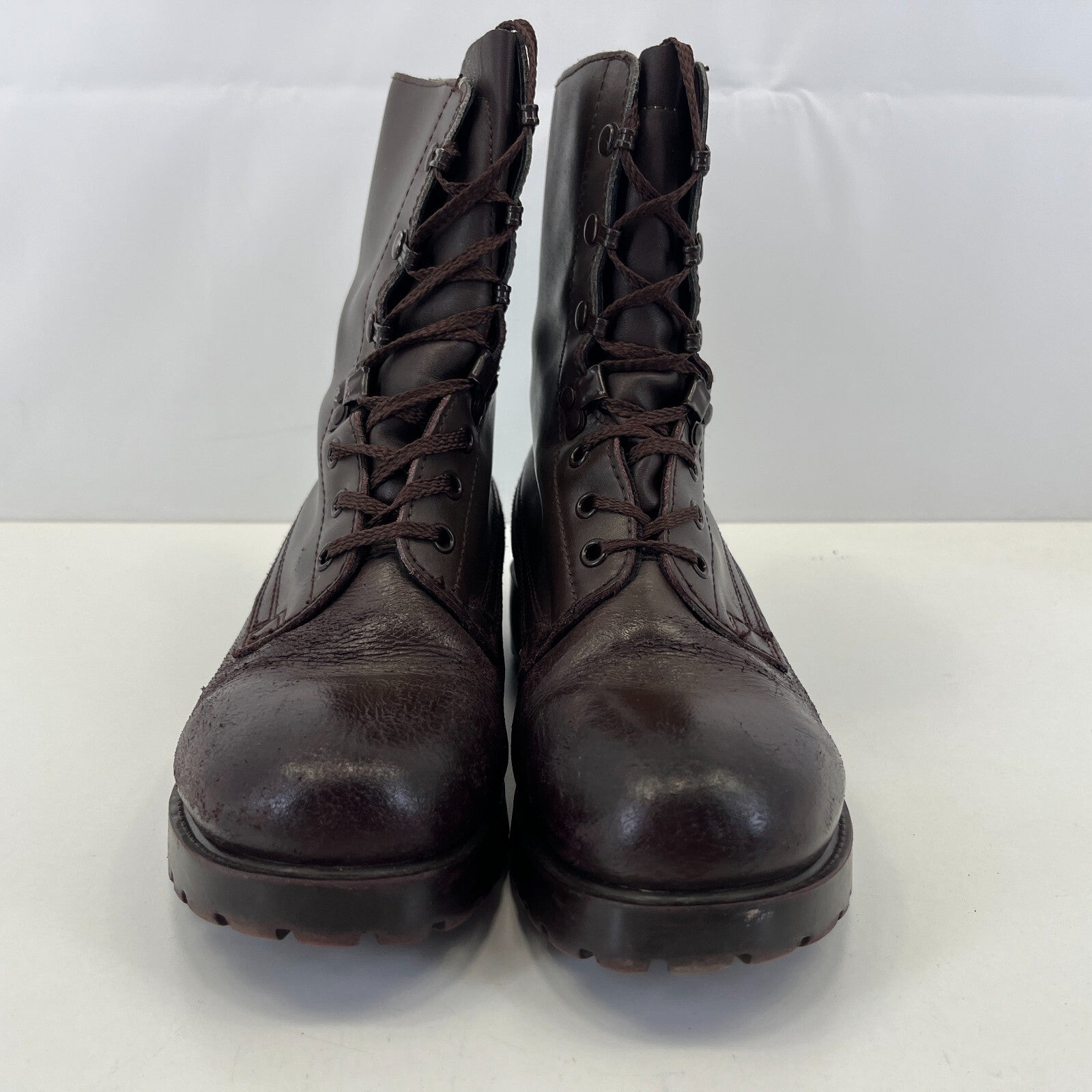British Army Brown Assault Boots Combat High Leg Leather size 7 L