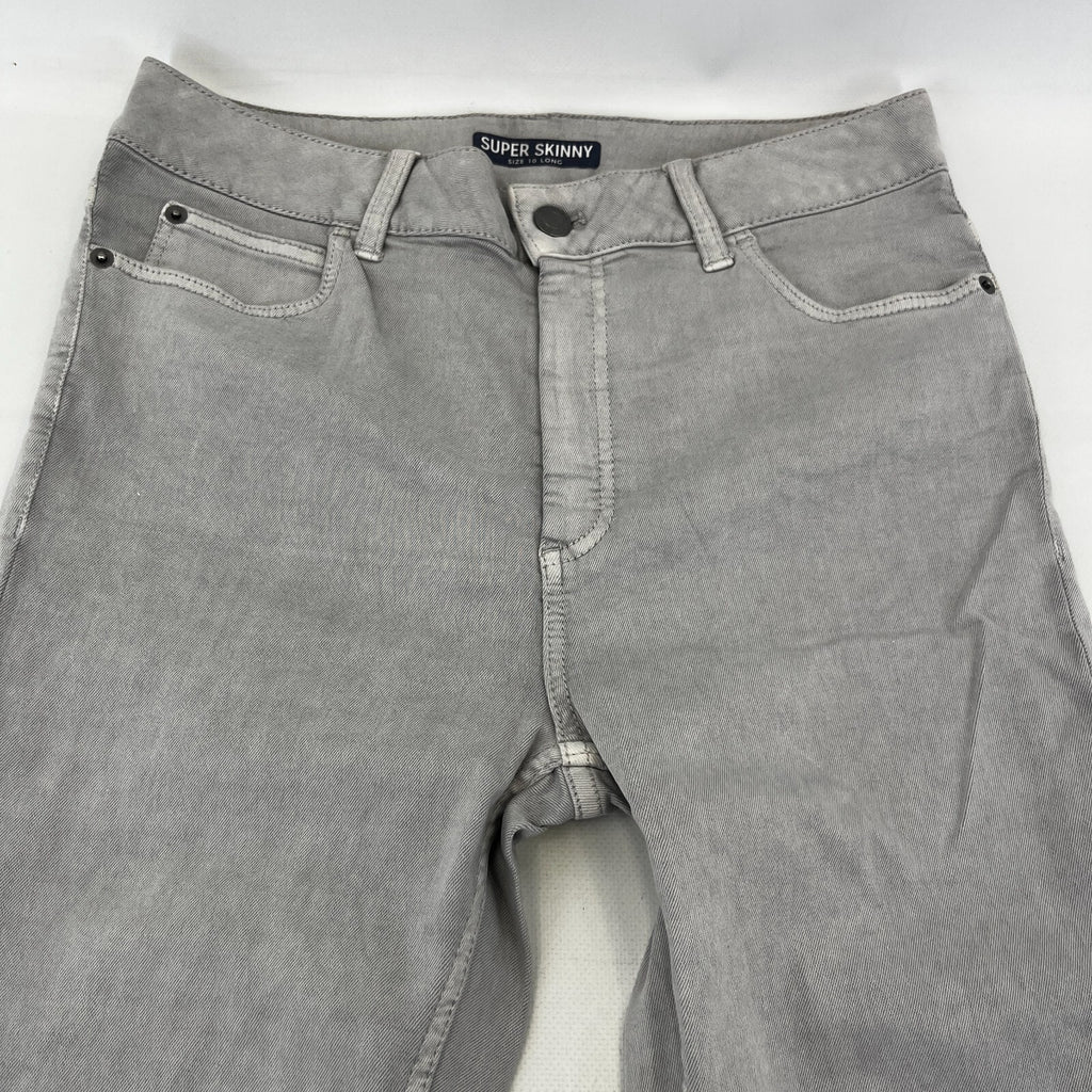 Marks & Spencer Light Grey Super Skinny Jeans - UK size 10L - BNWOT