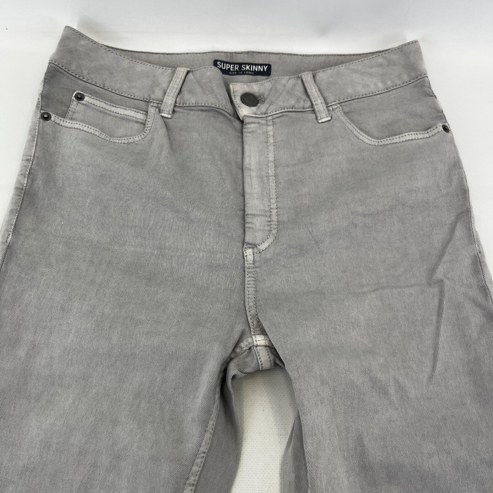 Marks & Spencer Light Grey Super Skinny Jeans - UK size 10L - BNWOT