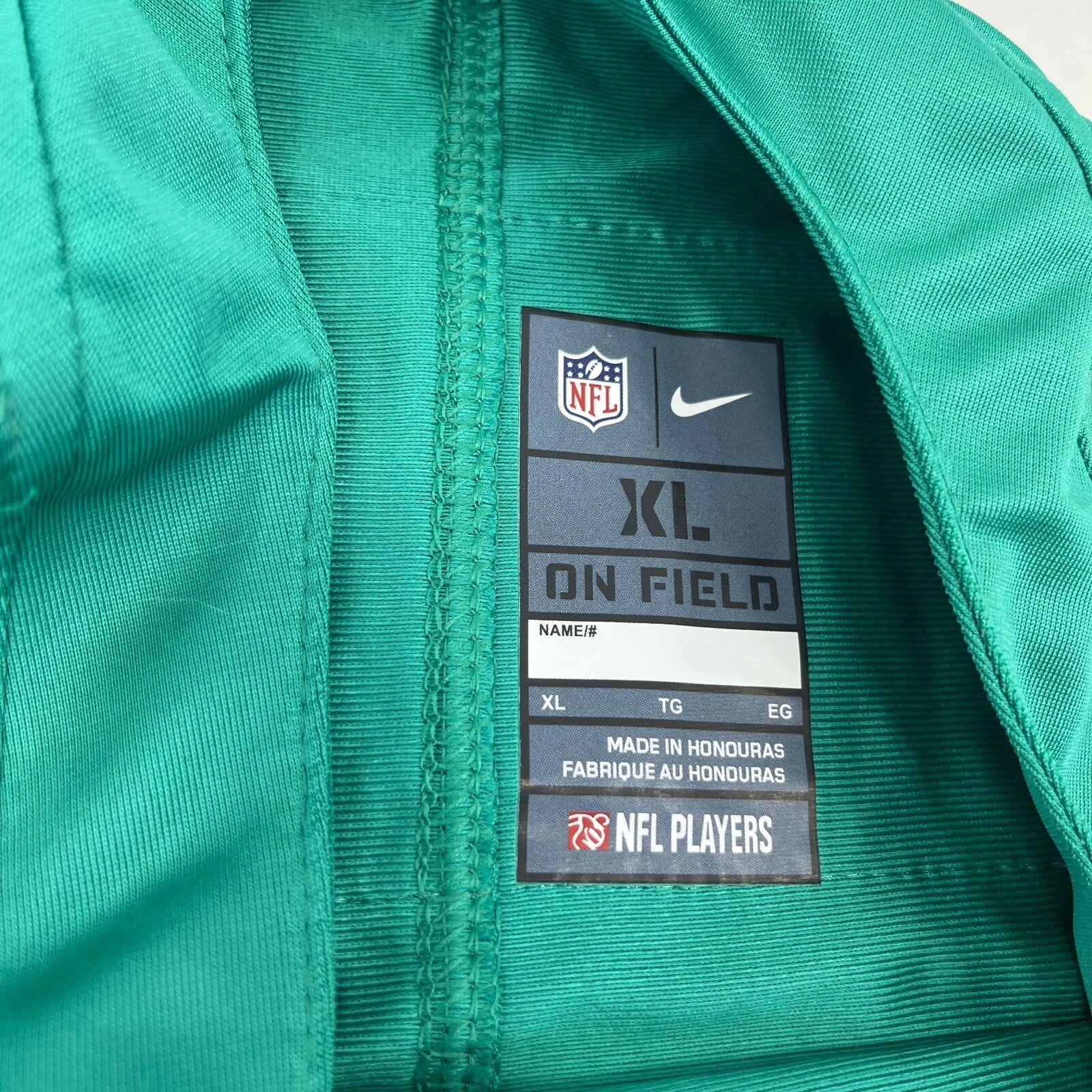 Miami Dolphins Nike NFL On Field Nike Players Shirt size XL