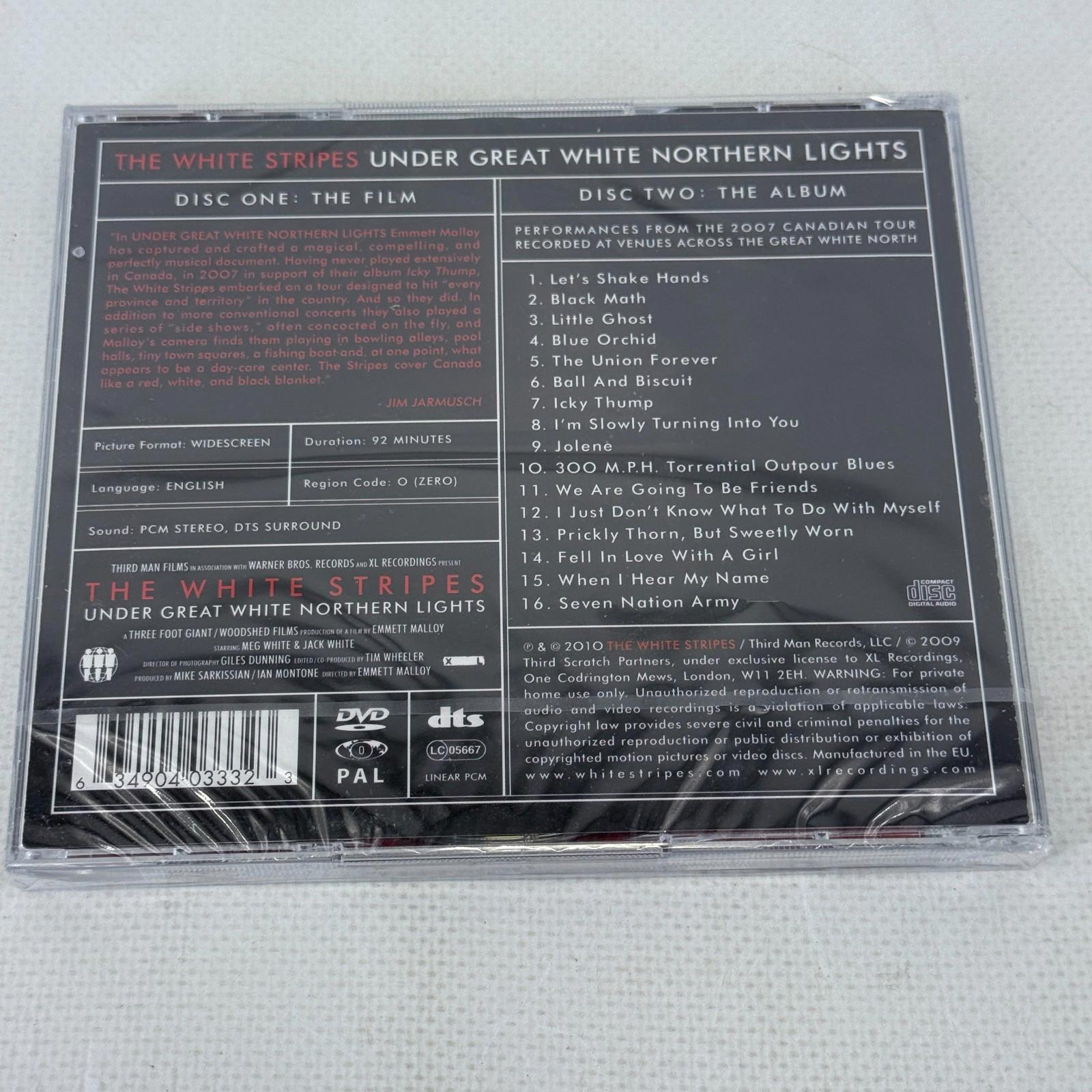The White Stripes - Under Great White Northern Lights CD & DVD Set New & Sealed