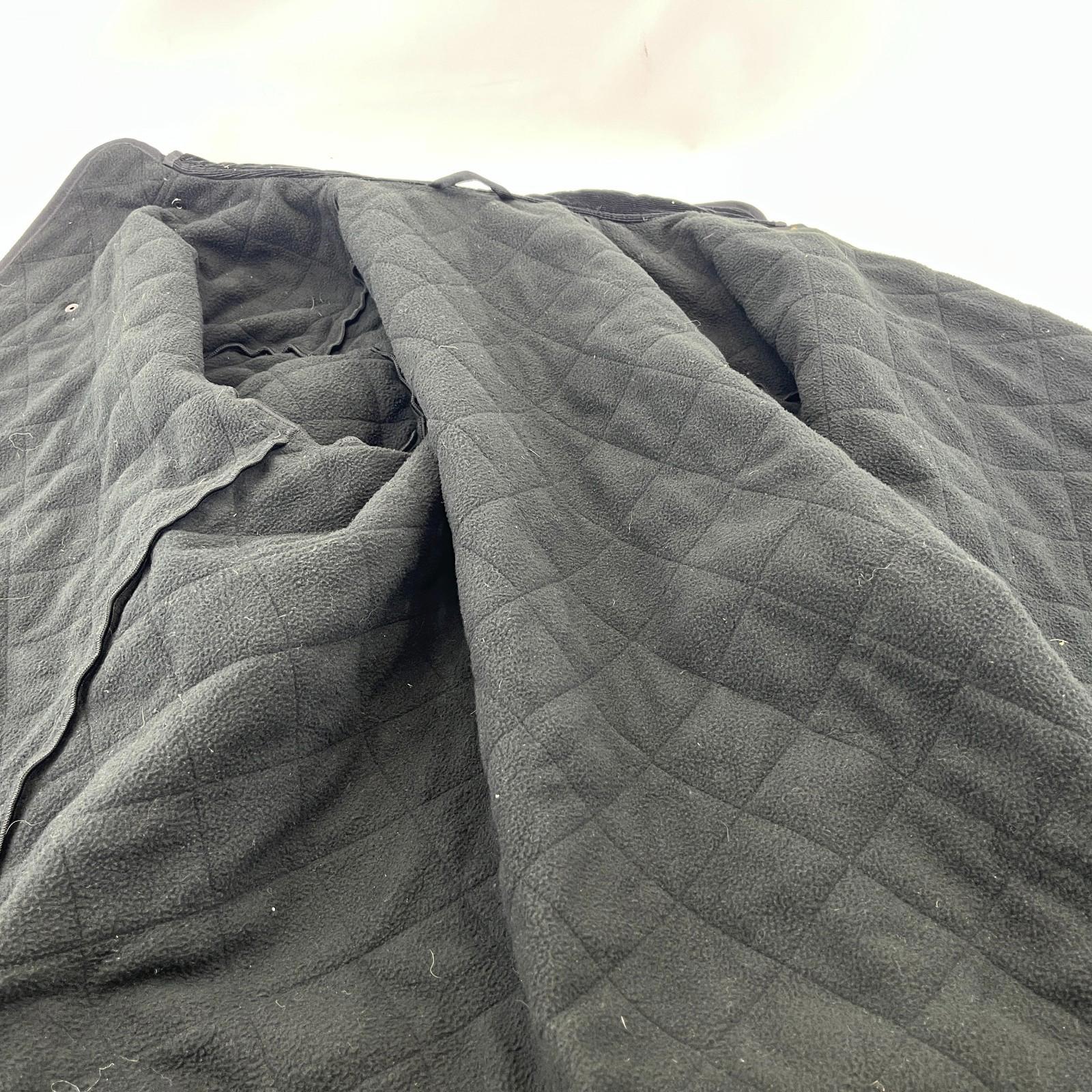 Barbour Duracotton Polarfleece Quilted Jacket in Black size XL