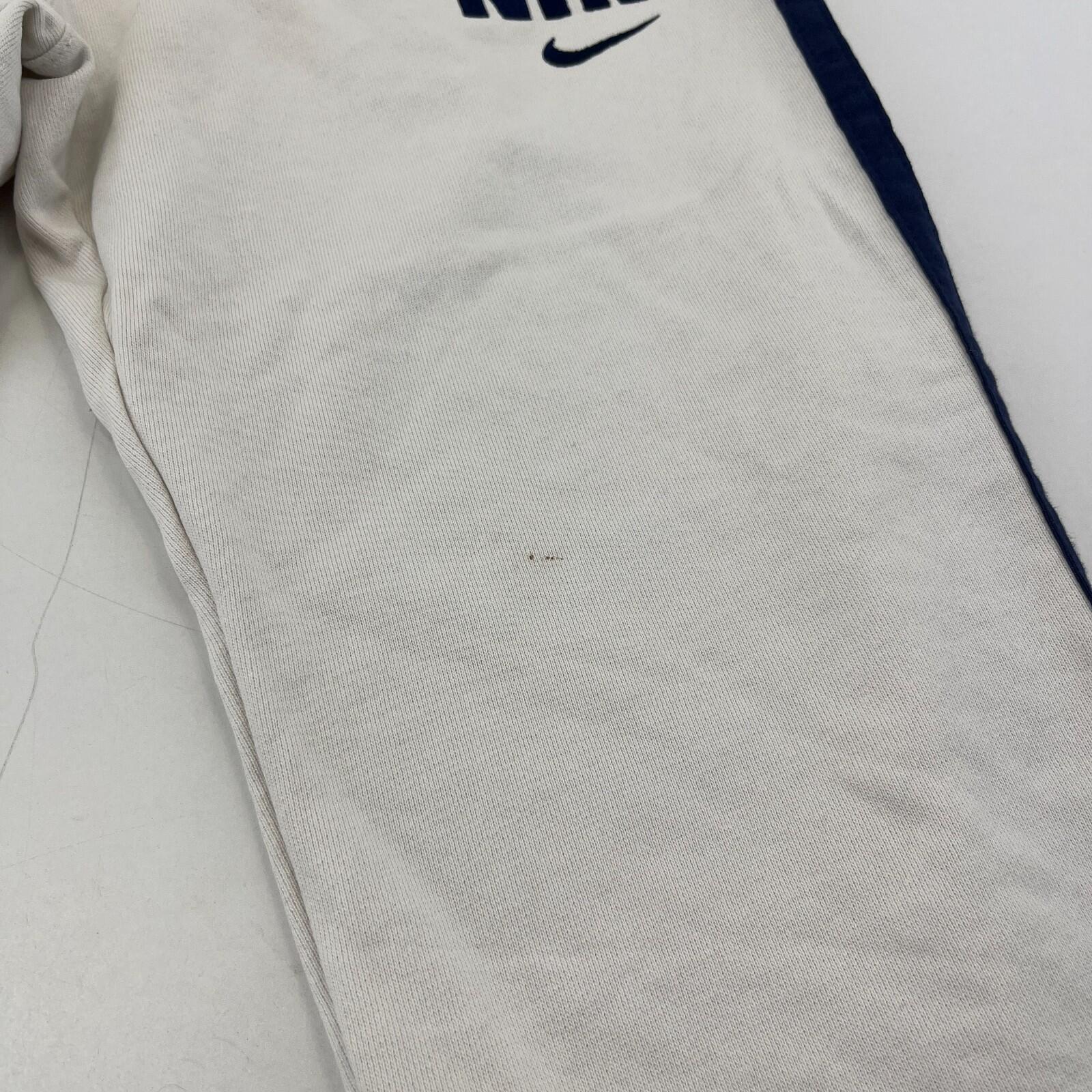 Nike Men's 100% Cotton Joggers Track Pants size Large in White