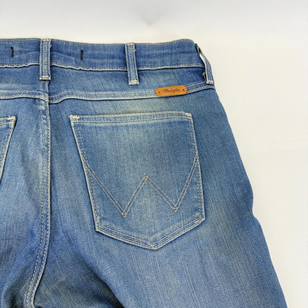 Wrangler Womens Corynn Skinny Jeans W28 L32 Mid Blue Denim