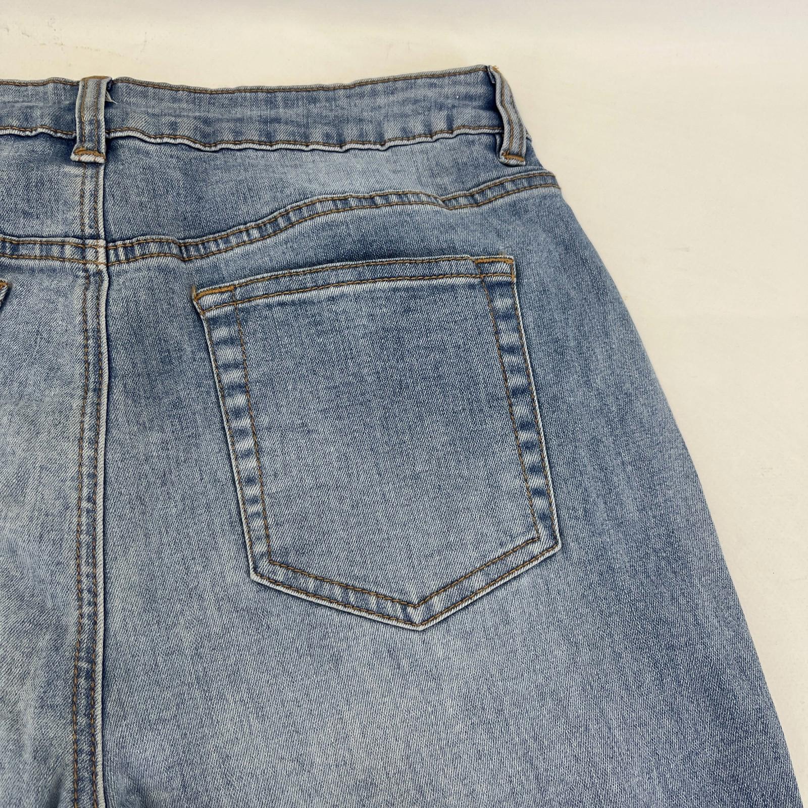 George Mid Blue Denim Jeans UK size 12 Taper Body Sculpt Stretch - NWOT