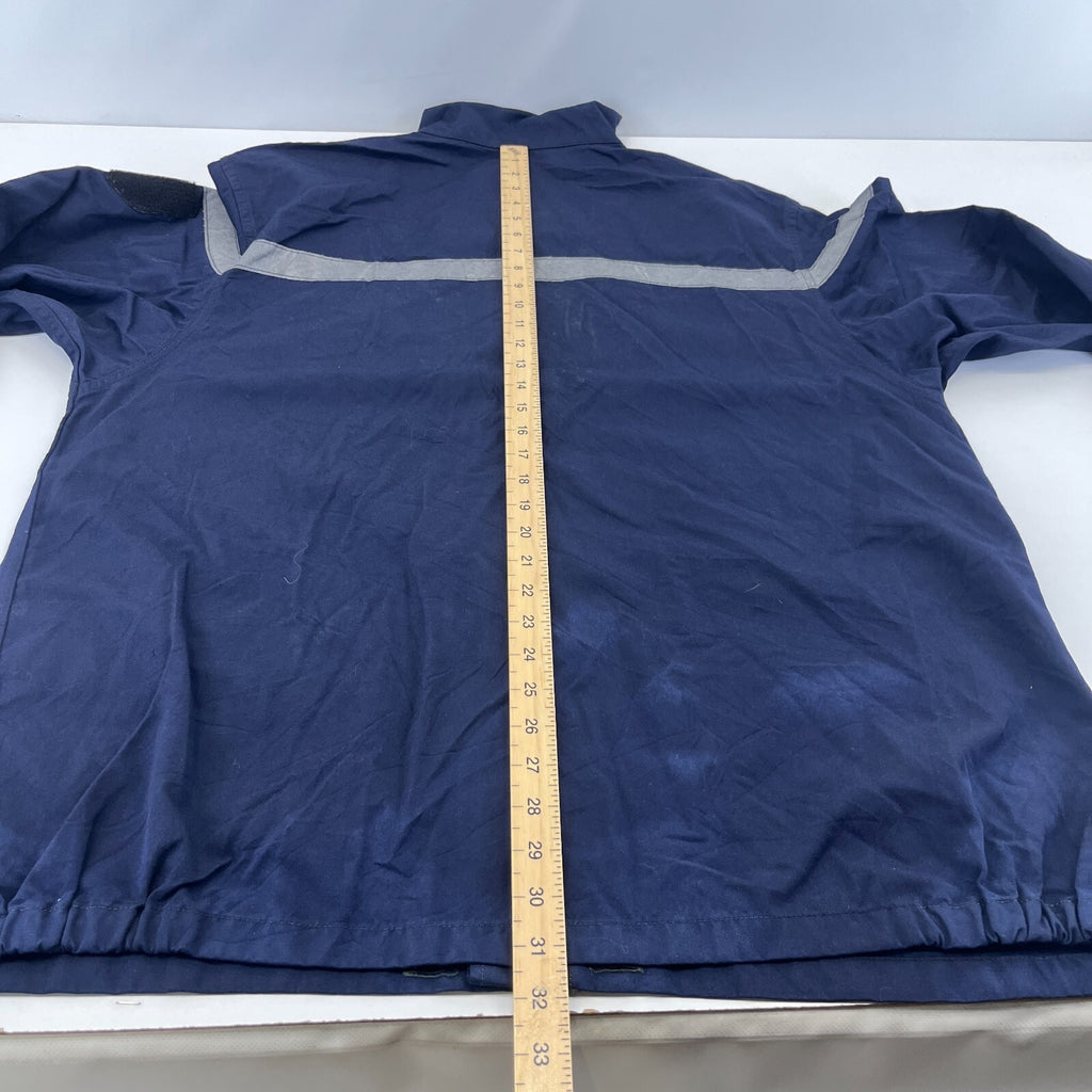 Balsan French Military Chore Jacket size 128L (UK XL) Navy Blue Workwear Canvas