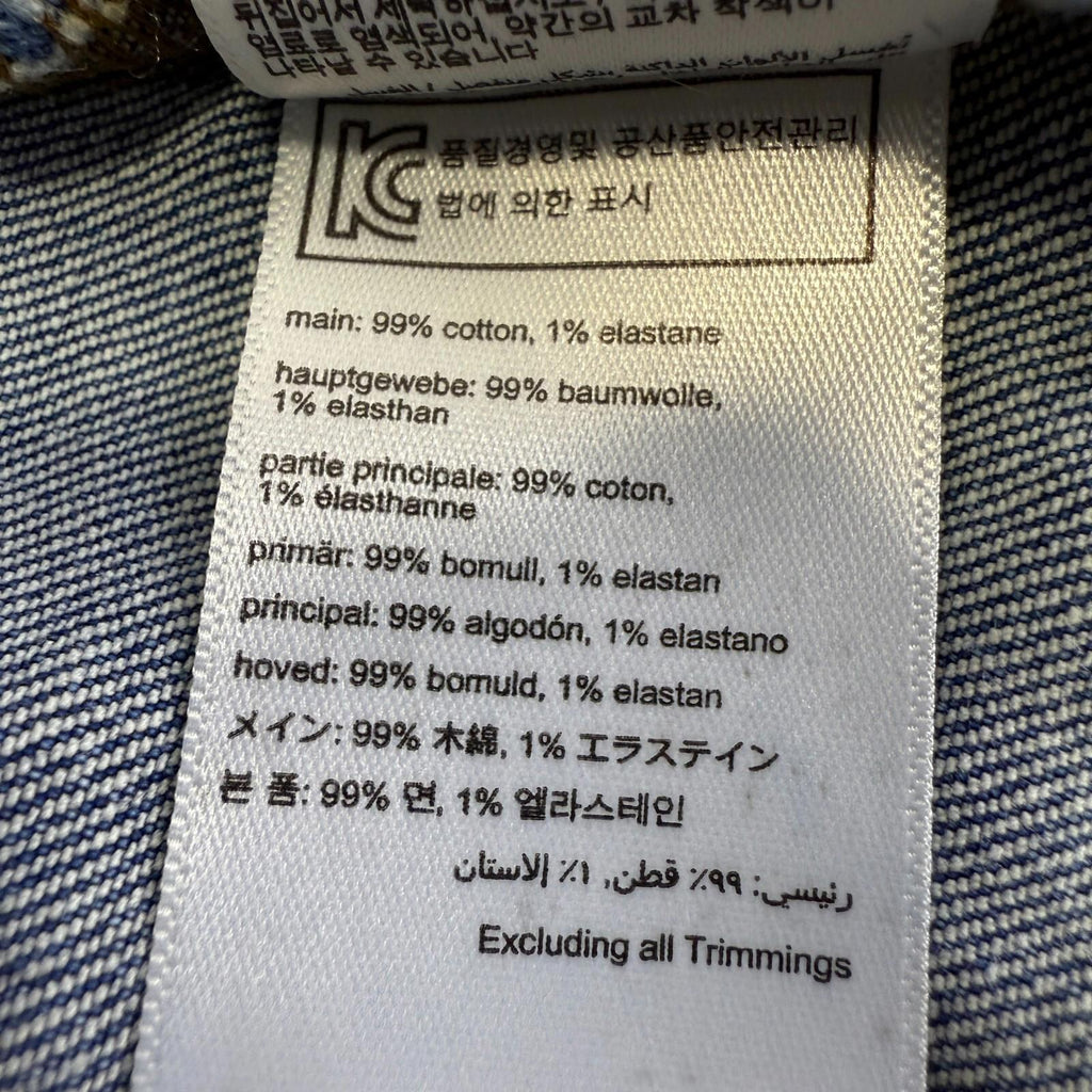 Joules Stretch Denim Jacket Mid Blue UK size 8 Women's with Pockets VGC