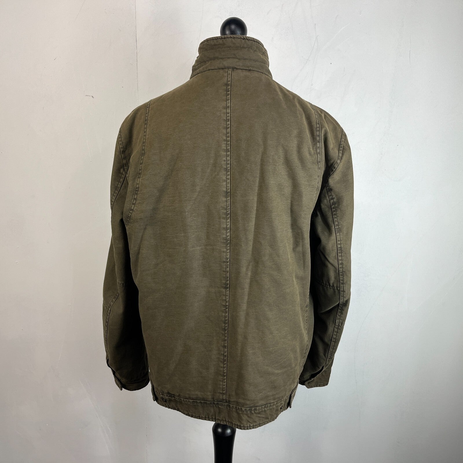 Levi's Vintage Quilted Cotton Khaki Bomber Trucker Jacket Mens size XL