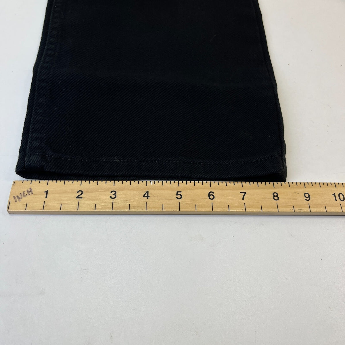 Wrangler Texas Black Denim Jeans Mens W38" L34" Straight Leg 100% Cotton - VGC