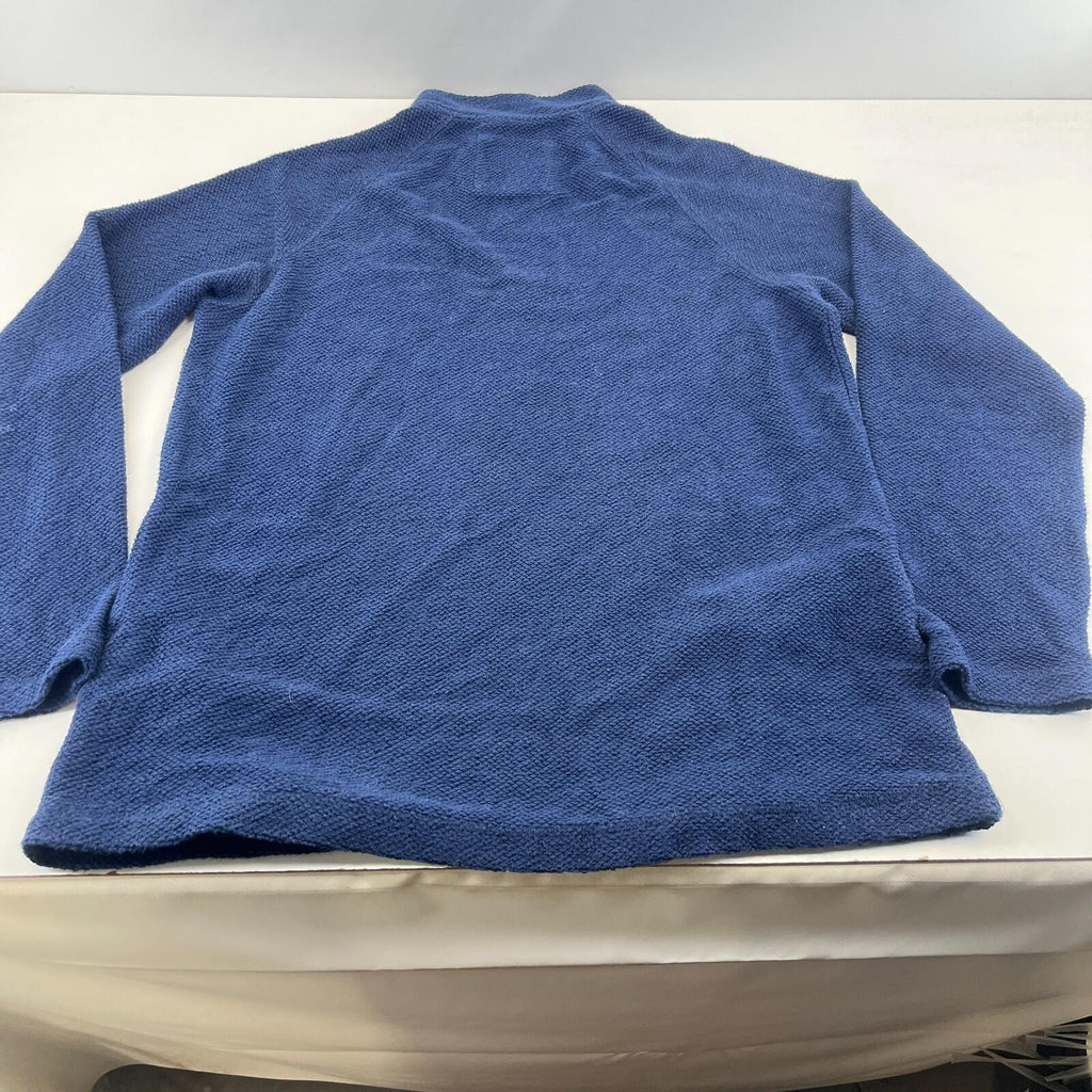 Weird Fish Men's Macaroni Fleece Pullover size XL Navy Blue 1/4 Zip