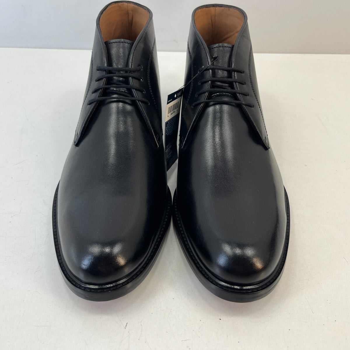 Marks and Spencer Sartorial Black Leather Smart Luxury Boots UK 11 RRP £120 New