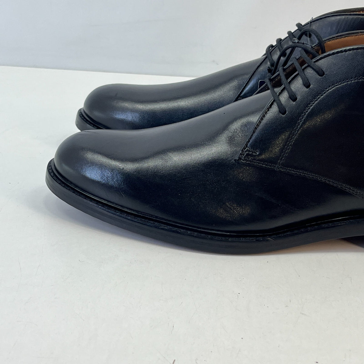 Marks and Spencer Sartorial Black Leather Smart Luxury Boots UK 9 RRP £120 - New