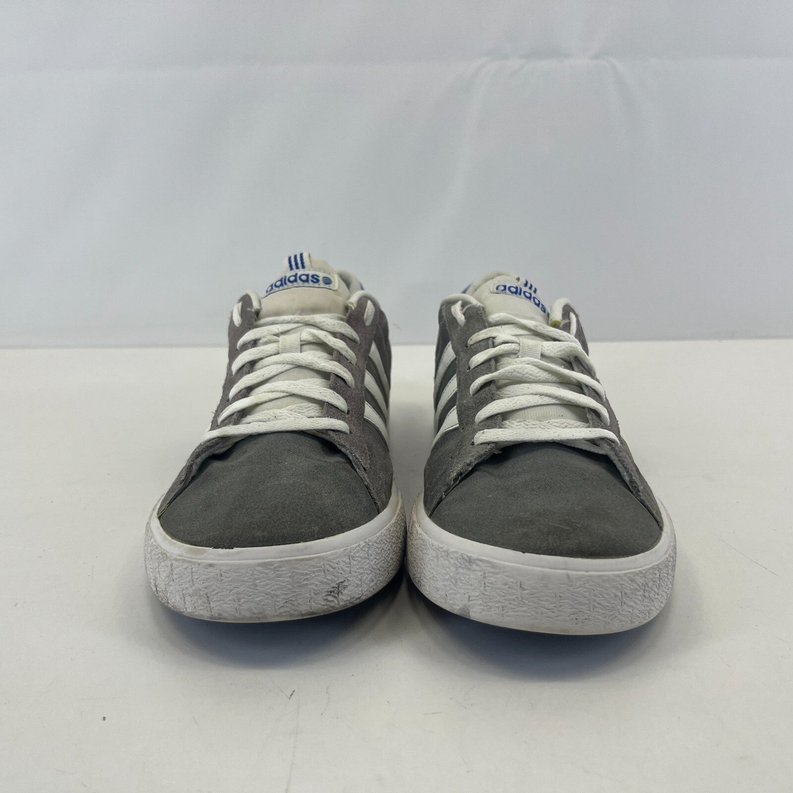 Adidas Neo Suede Leather Trainers in Grey Blue 2015 size UK 12 EU 47 1/3