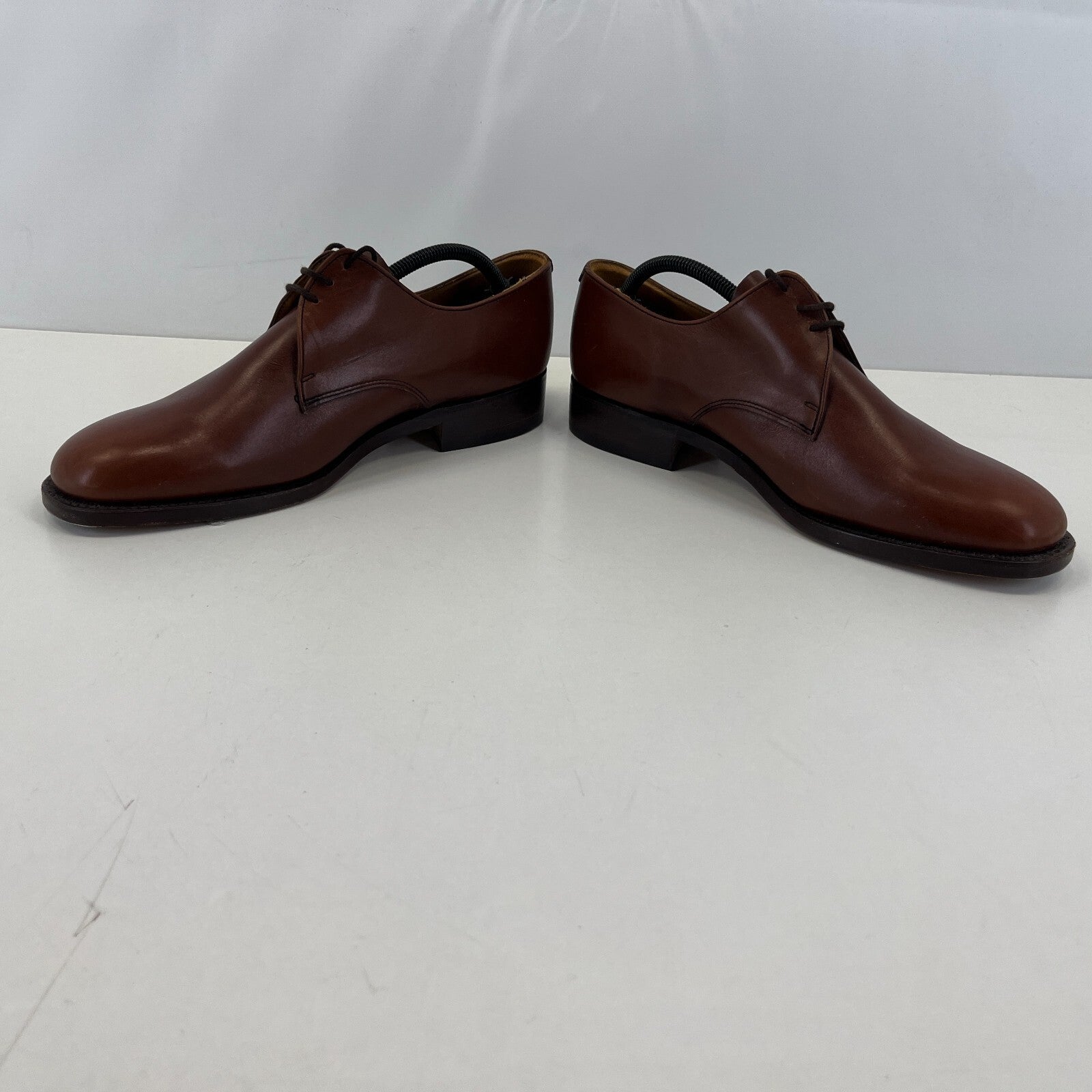 K Shoes Mens Brown Formal Oxford Leather UK 9 Wide Fit - by Royal Appointment