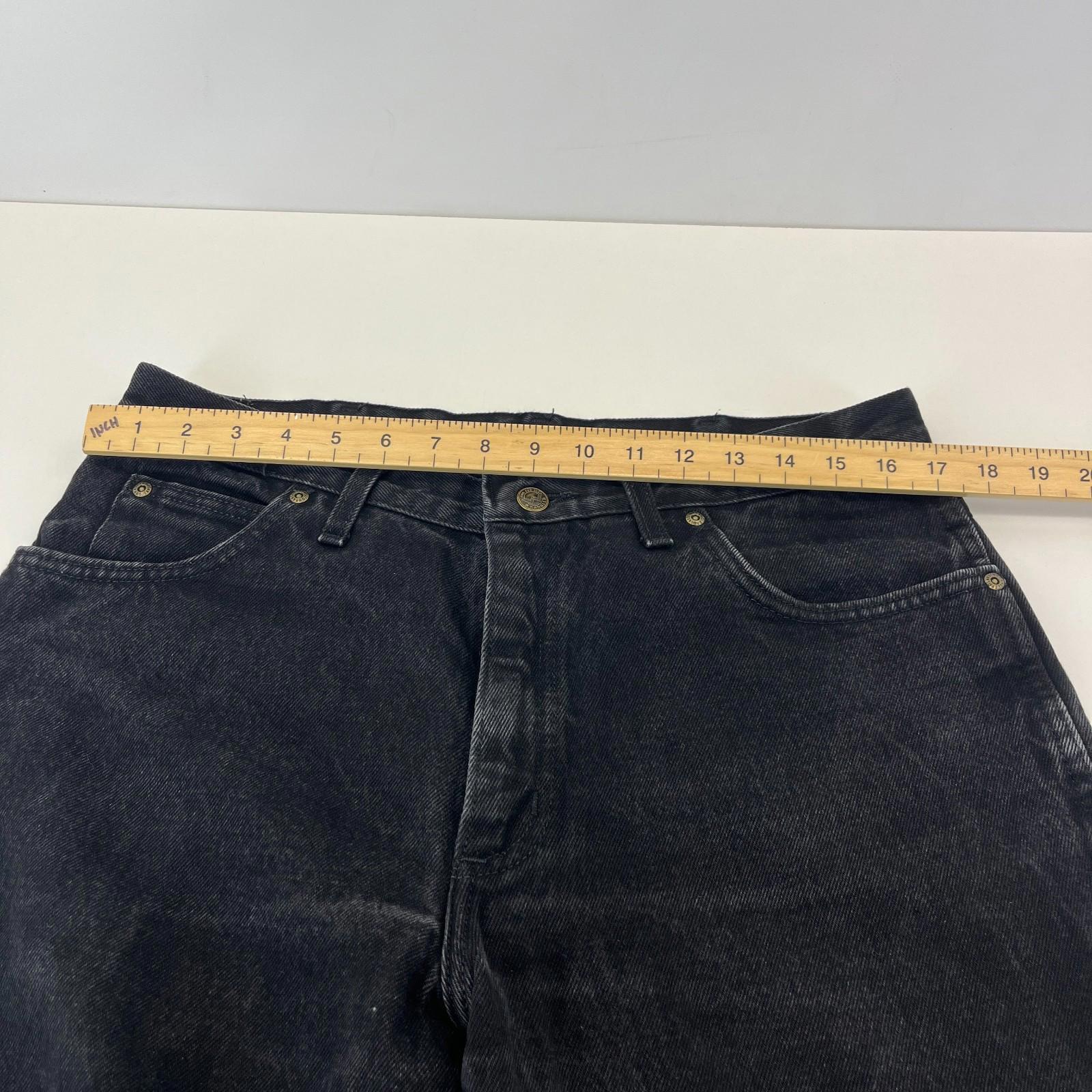 Wrangler Men’s Black Straight Fit Jeans size W34" L32" 100% Cotton
