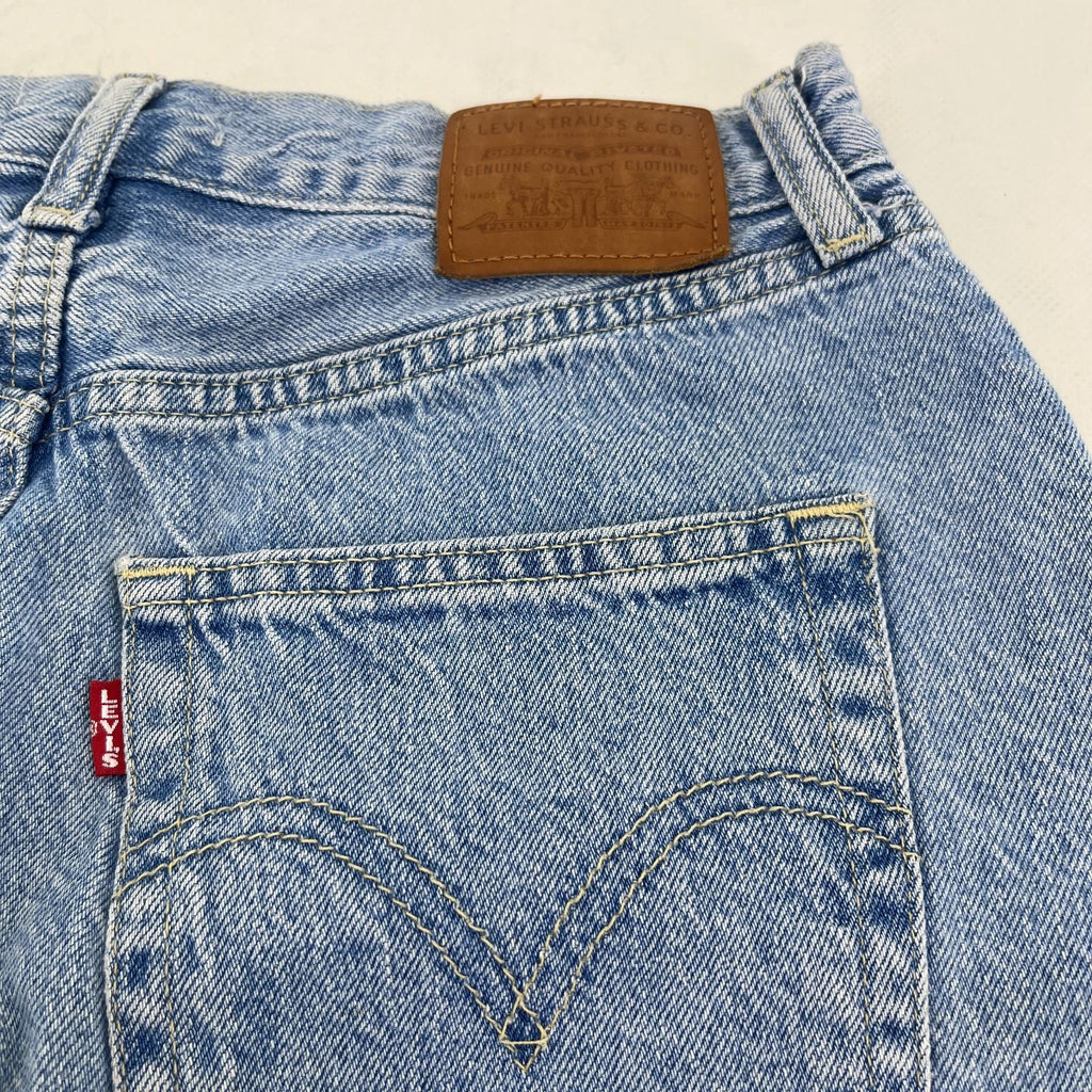 Levi's Ribcage Skirt Premium Big E Mid Blue - W29" Length 15"