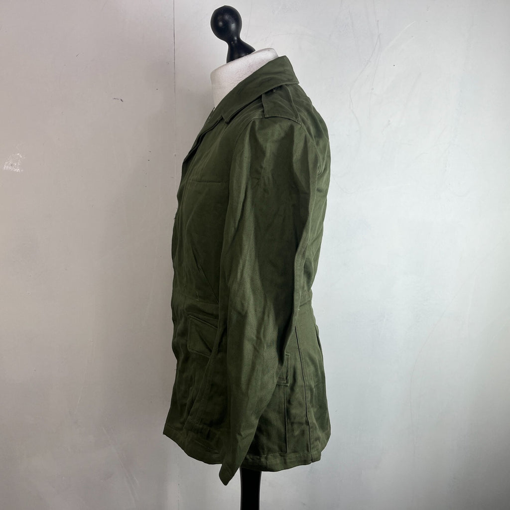 Vintage 1962 British Army James Smith & Co Olive Green Overall Jacket Size 4