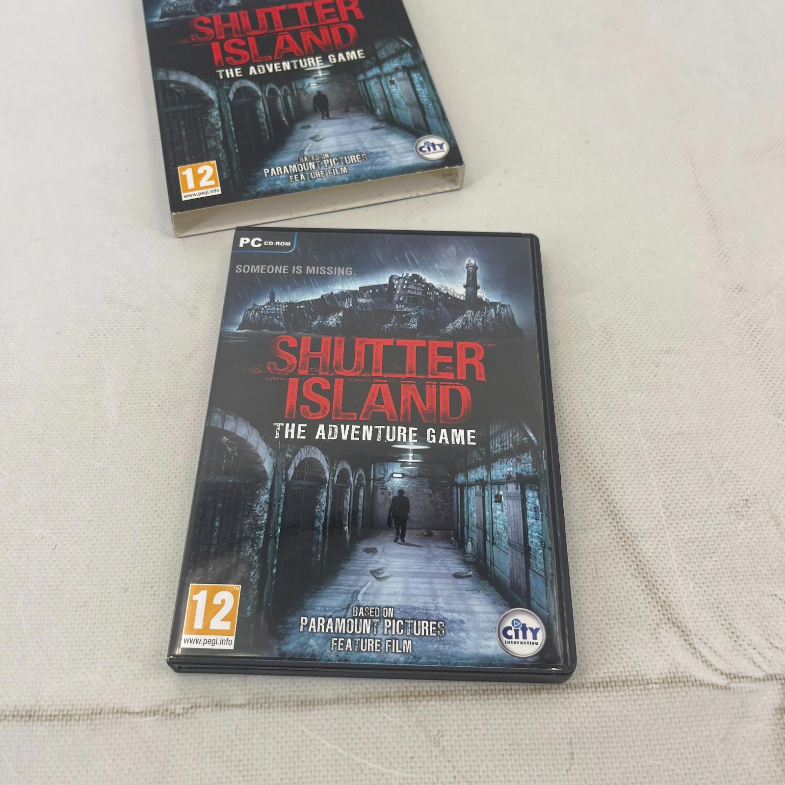 Shutter Island Adventure Game for PC CD-ROM Windows 2010 Edition with manual