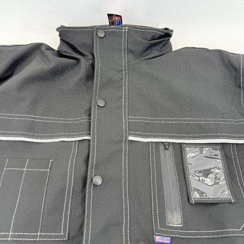 Beeswift Click Waterproof Padded Jacket Quilted Safety Coat size M Stow Hood
