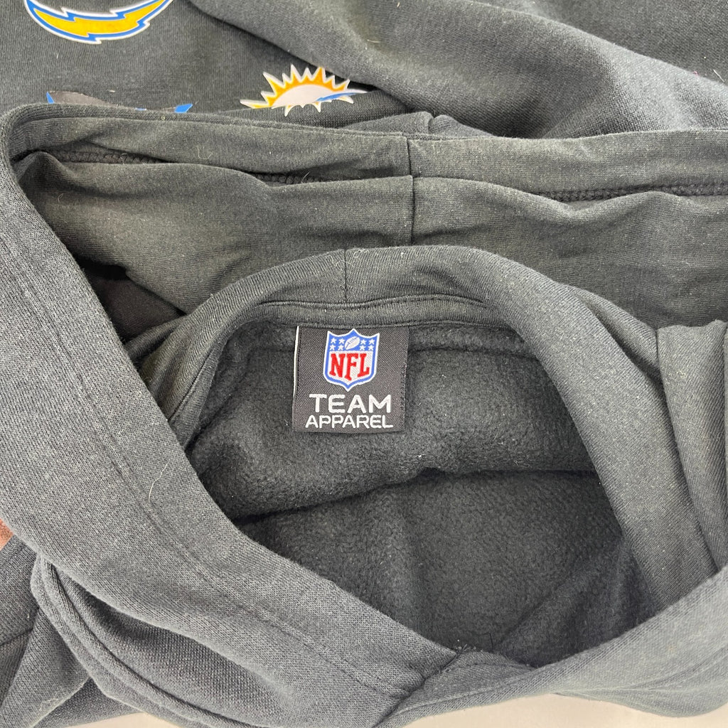 NFL Multi Teams League Hoodie with Back Print in Black Men's size XL