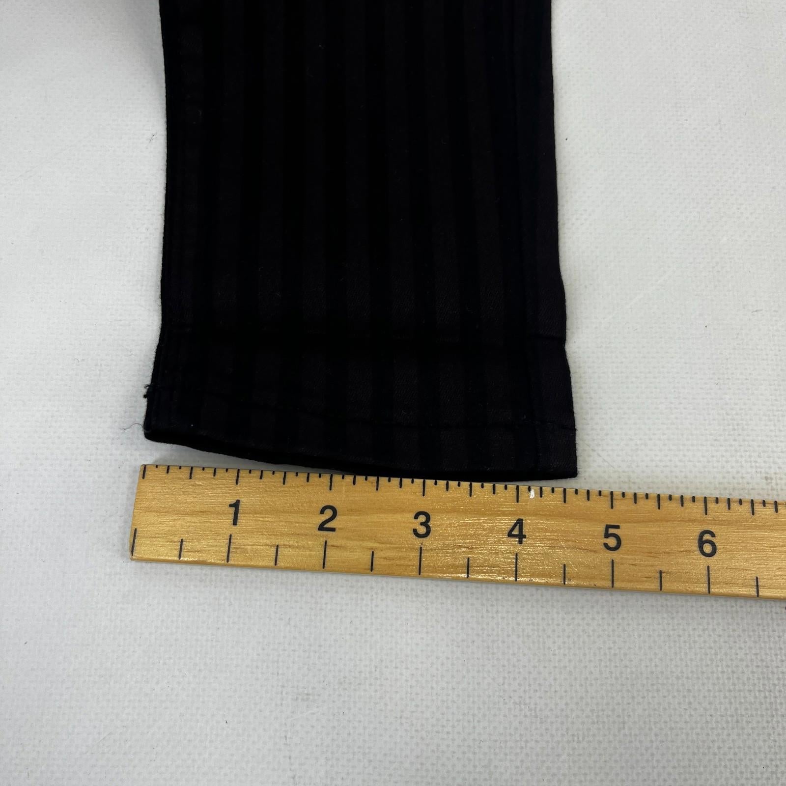Clockhouse Womens Black/Purple Striped Jeans Cotton Blend Skinny size 38R NWOT