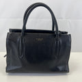 Genuine Radley Nlack Leather Open Top Grab Tote Bag - See Details