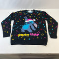 Disney Lilo and Stitch "Party Time" Jumper size M Festive Christmas - New