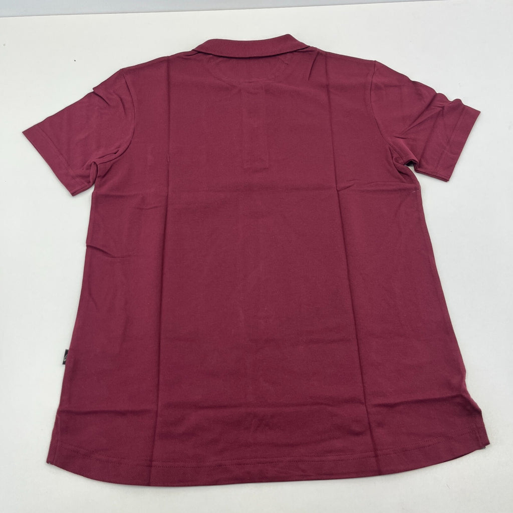 Genuine Jaguar Mens Core Polo Shirt in Maroon Burgundy Red size Small