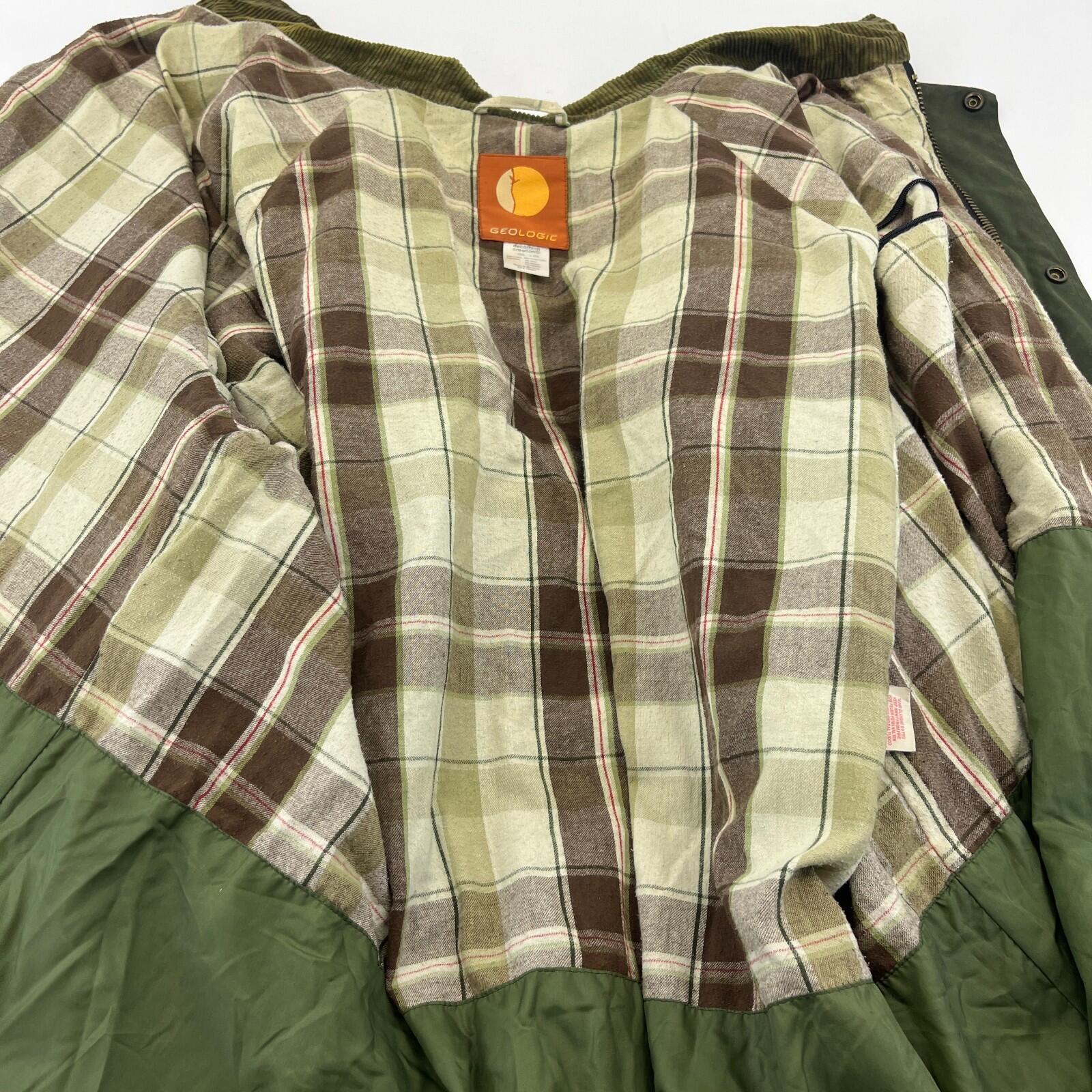 Decathlon Geologic Green Wax Jacket Size 3XL w/ Poachers Pocket Hunting Shooting