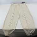 M&S Ladies Goodmove Parachute Joggers Cuffed Trousers Pants Cream UK size 14 New